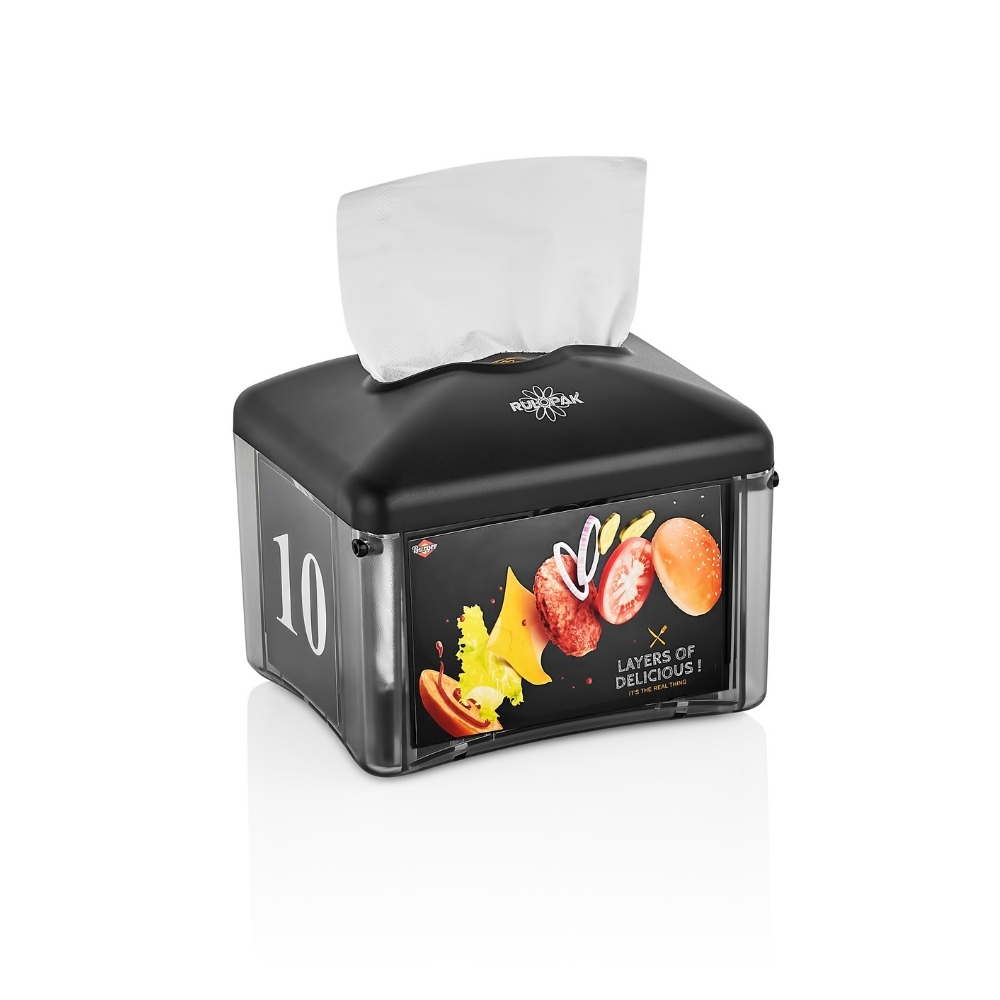 RULOPAK Tekçek Reklamlı Peçete Dispenseri