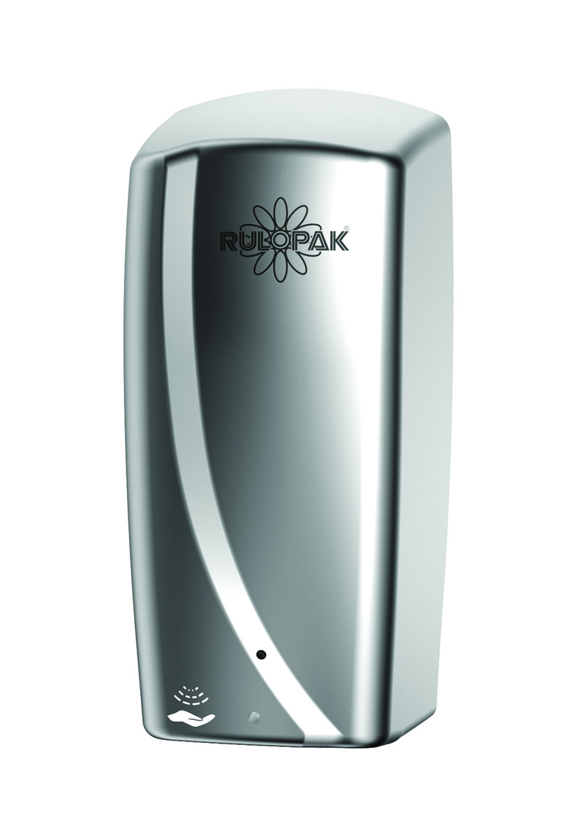 RULOPAK REKLAMLI K&Ouml;P&Uuml;K SABUN DİSPENSERİ (BEYAZ)