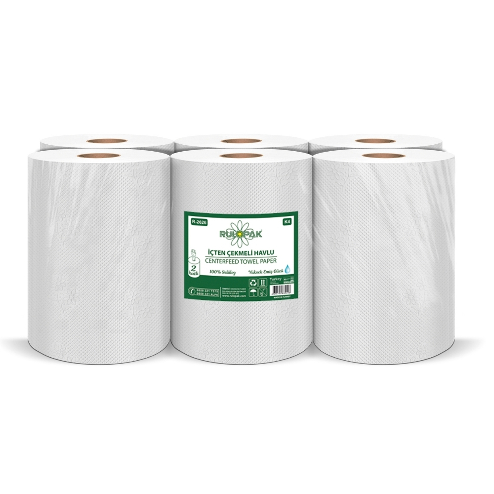 RULOPAK Tek&ccedil;ek Pe&ccedil;ete 3 Katlı Tuvalet Kağıdı