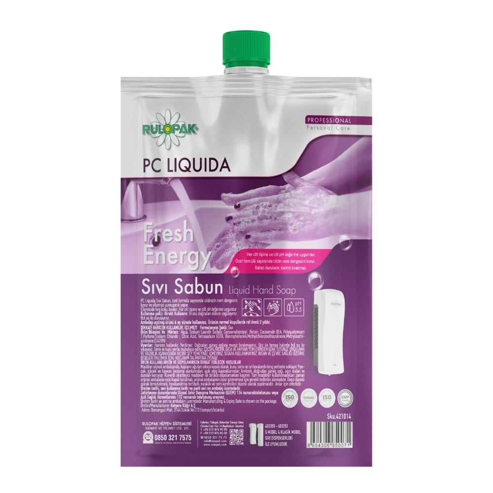 RULOPAK SENS&Ouml;RL&Uuml; SABUN & JEL DİSPENSERİ